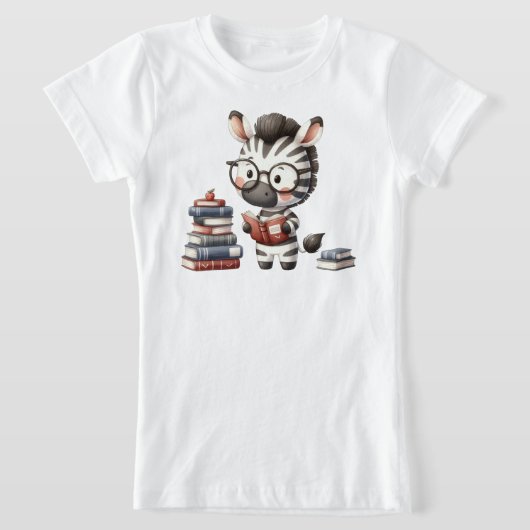 Zebra leesboeken. t-shirt (Laagn)
