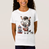 Zebra leesboeken. t-shirt (Voorkant)