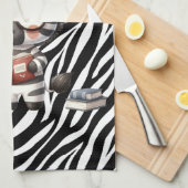 Zebra leesboeken. theedoek (Quarter Fold)
