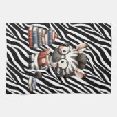 Zebra leesboeken. theedoek (Horizontaal)
