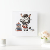 Zebra leesboeken. vierkante klok (Huis)