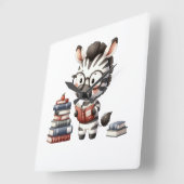 Zebra leesboeken. vierkante klok (Hoek)