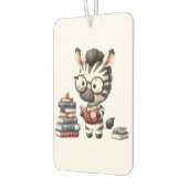 Zebra leest boeken. luchtverfrisser (Links)