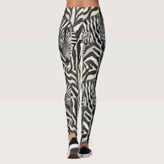 Zebra Leggings (Achterkant)