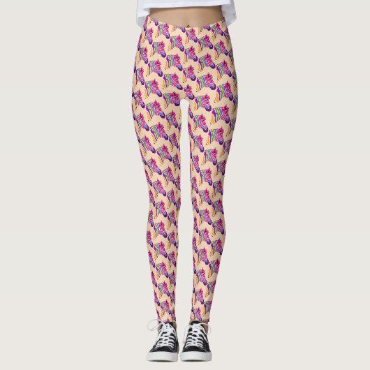 Zebra Leggings (Voorkant)