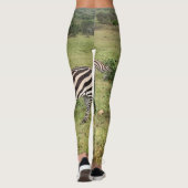 Zebra leggings (Achterkant)