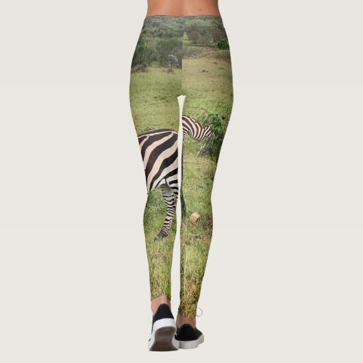 Zebra leggings (Achterkant)