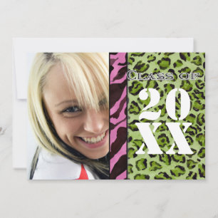 Zebra Leopard Print, Afstuderen aankondiging
