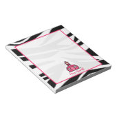 Zebra leraar Notitieblok (Schuin)