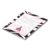 Zebra leraar Notitieblok (Linkerzijde)