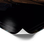 Zebra Levendig Mozaïek Perfect Poster (Hoek)