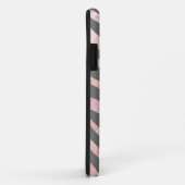 Zebra Licht grijs en roze afdrukken Case-Mate iPhone Case (Achterkant/rechts)