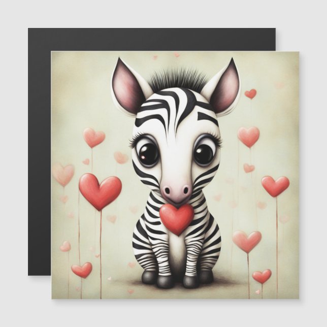 Zebra Liefde 1 (Voorkant / Achterkant)