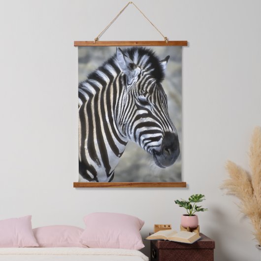 Zebra Liefhebbers Art douchegordijn Hangend Wandkleed (Slaapkamer)