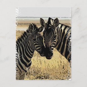 ZEBRA LIEFT BRIEFKAART