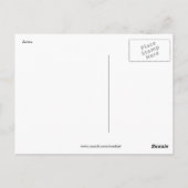 zebra lijnen briefkaart (Achterkant)