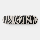 Zebra lijnpatroon persoonlijk skateboard (Horizontaal)