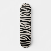 Zebra lijnpatroon persoonlijk skateboard (Voorkant)