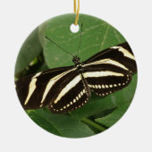 Zebra Longwing Butterfly Ornament (Voorkant)