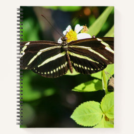 Zebra Longwing Butterfly Spiral Notebook Notitieboek