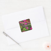 Zebra Longwing Vlinder Vierkante Sticker (Envelop)