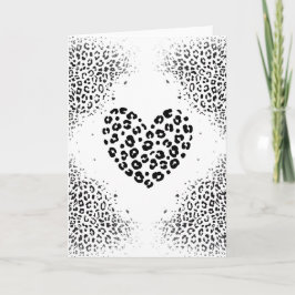 Zebra love Grußkarte Kaart