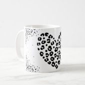 Zebra love Grußkarte Koffiemok (Voorkant links)