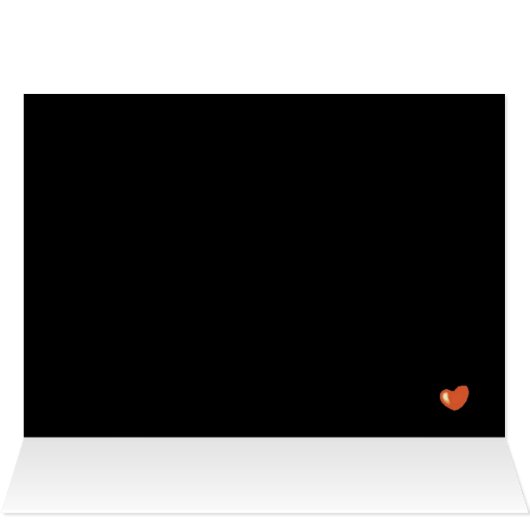 Zebra Love Kaart (Binnen Horizontaal (Boven))