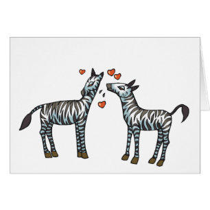 Zebra Love Kaart