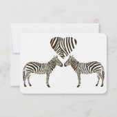 Zebra Love RSVP (Achterkant)