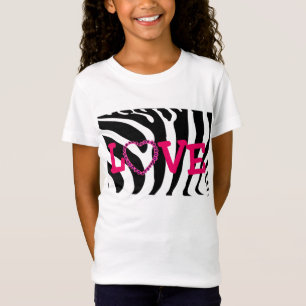 Zebra LOVE t-top T-shirt