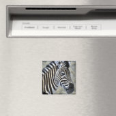 Zebra Lovers Art Gifts Magneet (Insitu (Vaatwasser))