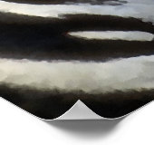 Zebra Lovers Art Gifts Poster (Hoek)