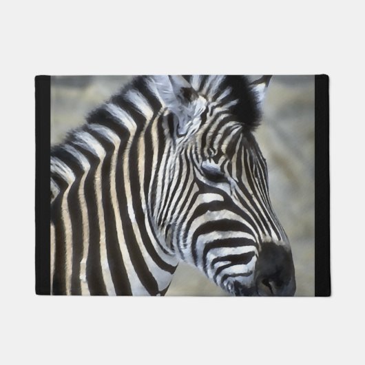 Zebra Lovers Deurmat (Voorkant)