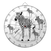 Zebra Lovers Gifts Dartbord (Voorkant)
