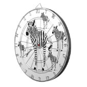 Zebra Lovers Gifts Dartbord (Voorkant Rechts)