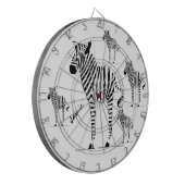 Zebra Lovers Gifts Dartbord (Voorkant Links)