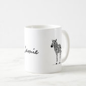 Zebra Lovers Gifts Koffiemok (Voorkant rechts)