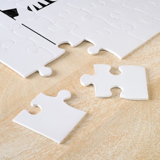 Zebra Lovers Gifts Legpuzzel (Zijkant)