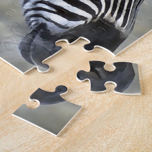 Zebra Lovers Gifts Legpuzzel (Zijkant)