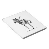 Zebra Lovers Gifts Notitieblok (Schuin)