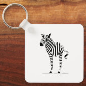 Zebra Lovers Gifts Sleutelhanger (Voorkant)