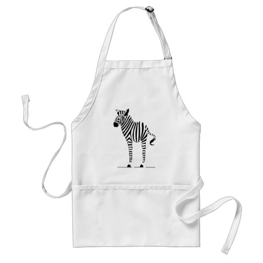 Zebra Lovers Gifts Standaard Schort (Voorkant)