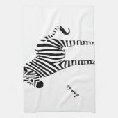 Zebra Lovers Gifts Theedoek (Verticaal)