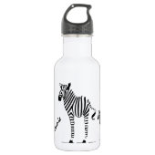 Zebra Lovers Waterfles (Voorkant)