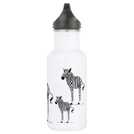 Zebra Lovers Waterfles (Rechts)