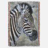 Zebra Lovers Wildlife Art Deken (Voorkant Verticaal)