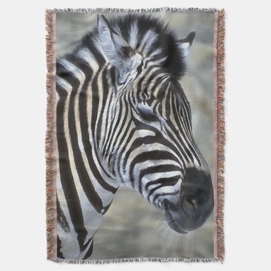 Zebra Lovers Wildlife Art Deken (Voorkant Verticaal)