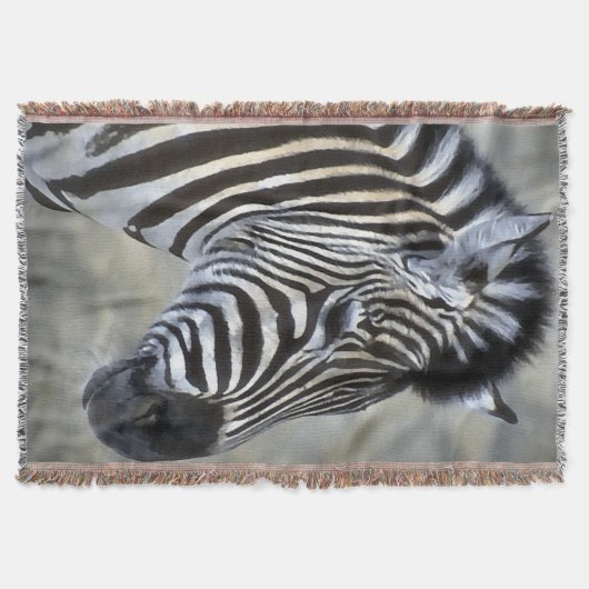 Zebra Lovers Wildlife Art Deken (Voorkant)