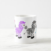 Zebra Lovert de leuke cartoon koffie mok (Center)